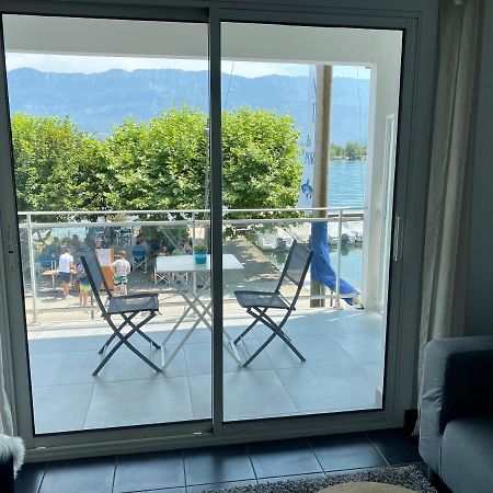 Pieds Dans L'Eau Au Lac Du Bourget Le Bourget-du-Lac Bagian luar foto