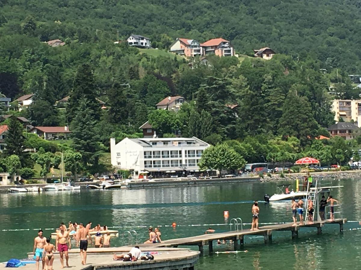 Pieds Dans L'Eau Au Lac Du Bourget Le Bourget-du-Lac Bagian luar foto